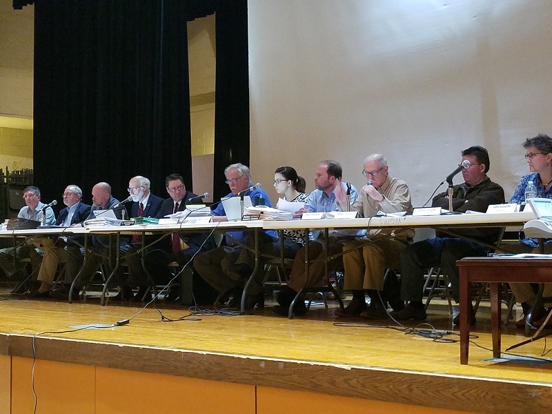 Photo of the Plainfield Twp. Planning Commission meeting