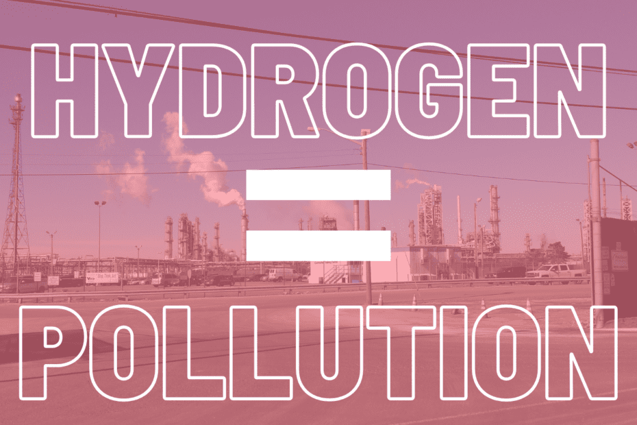 Graphic Hydrogen Pollution