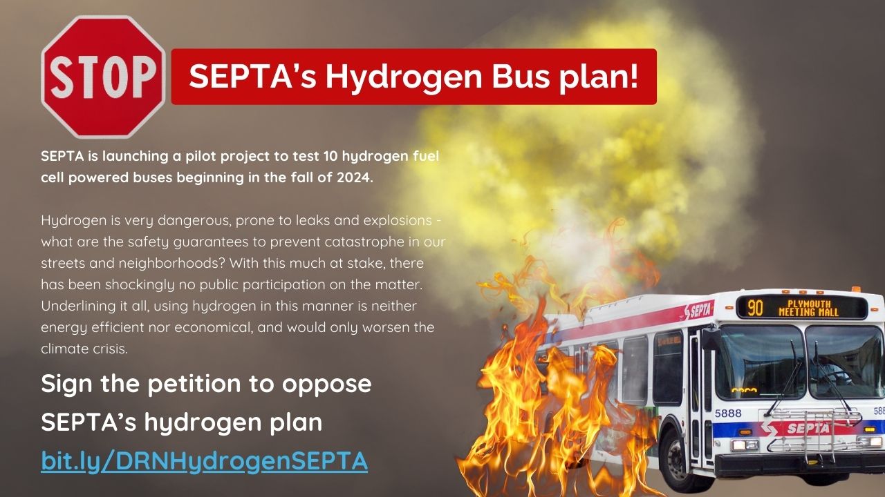 Sign the Petition to Stop the SEPTA Hydrogen Bus Project