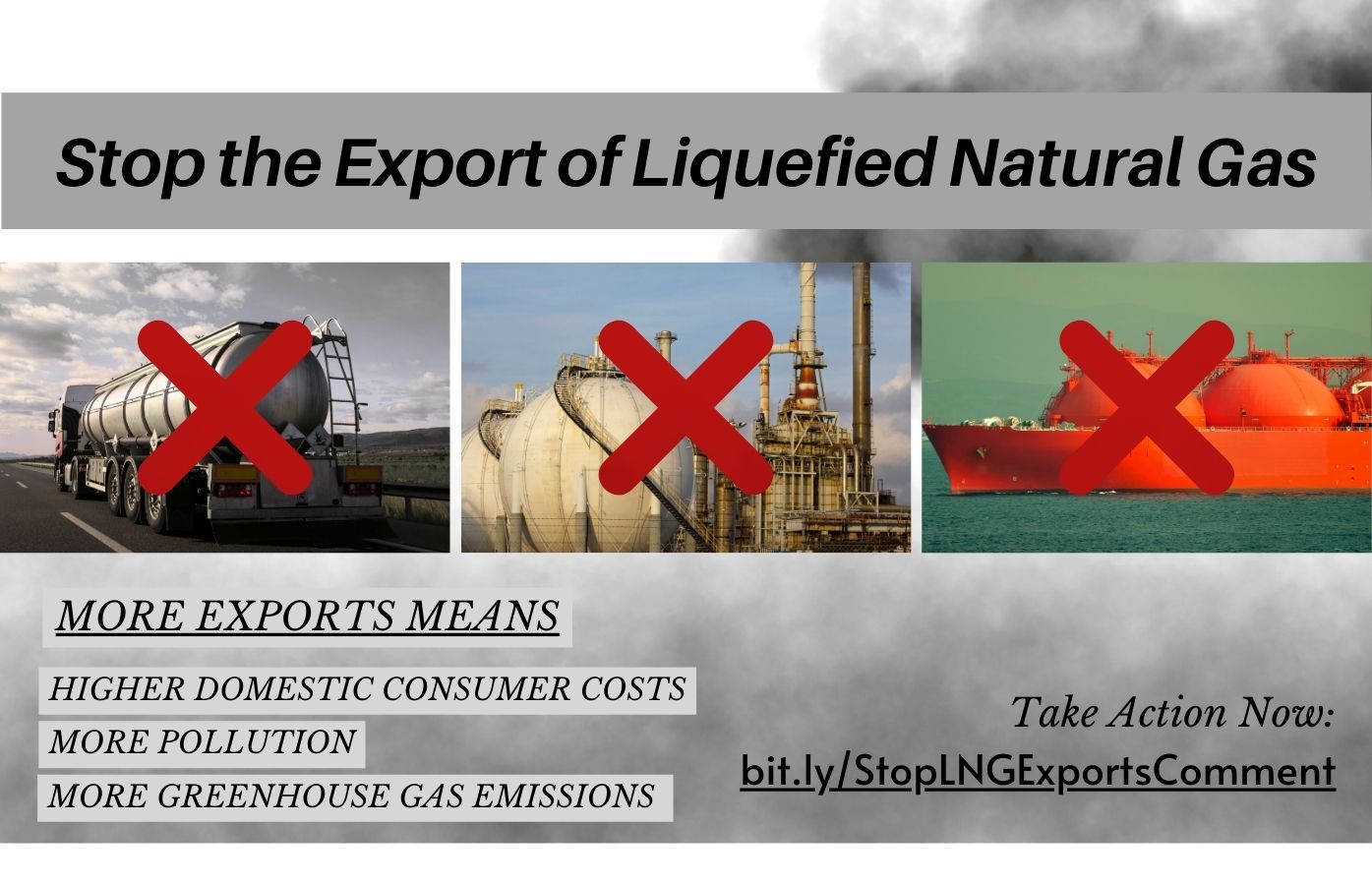 Comment to Stop LNG Exports